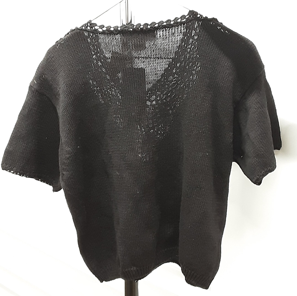 SPICE OF LIFE WOMENS BLACK SWEATER SIZE MEDIUM